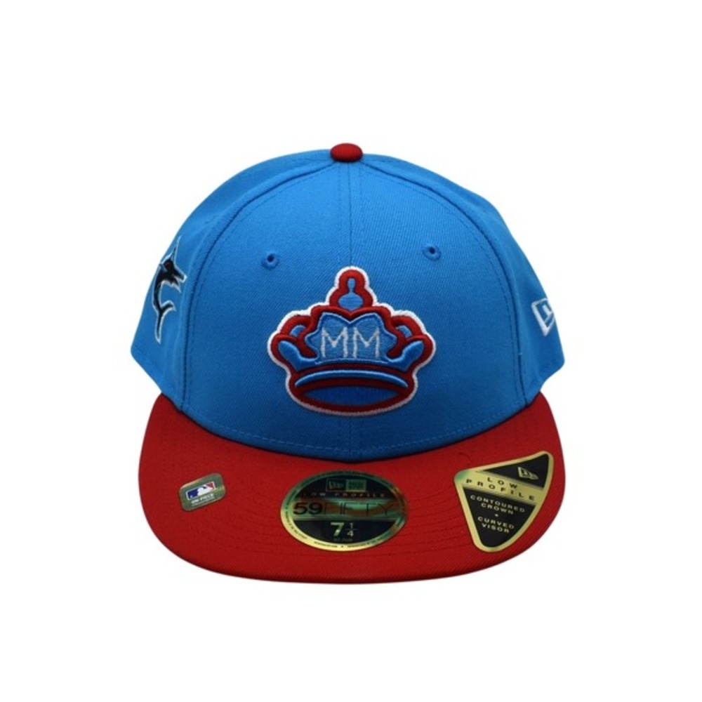 New Era 59FIFTY Miami Marlins City Connect Low Profile Fitted Hat Cap 7 1/4 NWT